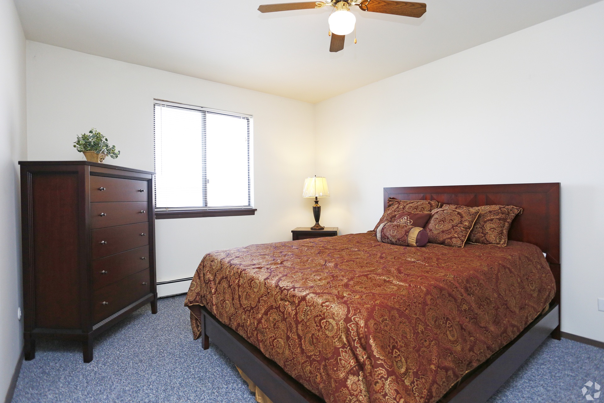 Arrowtree Apartments master bedroom in Okemos Michigan